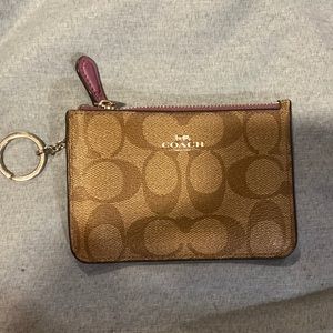 Key chain wallet coins